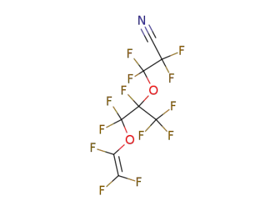 perfluoro(8-cyano-5-methyl-3,6-dioxaoct-1-ene)