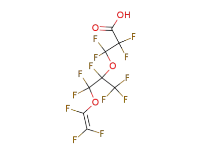 3-[2-(trifluoroethenoxy)-1-(trifluoromethyl)trifluoroethoxy]tetrafluoropropionic acid